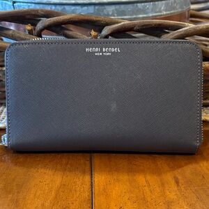 Henri Bendel Charcoal Wallet